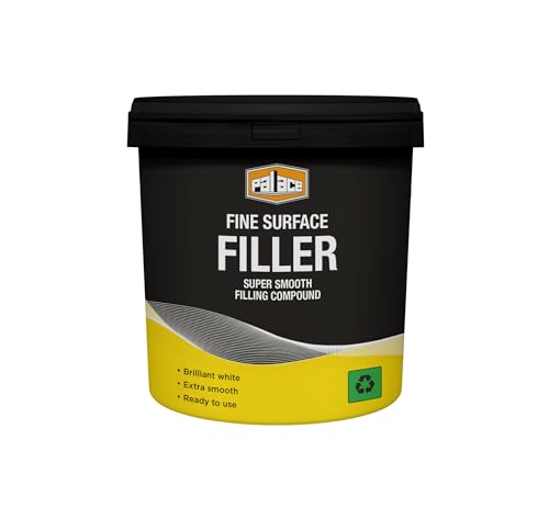 Palace Fine Surface FIller Tub 600gm - Durable Multi-Purpose Filler for Repairing Shallow Gaps Cracks and Fine Nicks Sandable & Paintable
