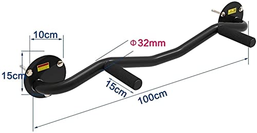 Barre horizontale de musculation murale pour entraînement à domicile