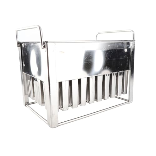 Moldes para helado de acero inoxidable 304 plata con 30 piezas grandes para uso en casa y negocio 2