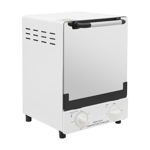 Esterilizador de salón de uñas, 12 L, esterilizador de alta temperatura 0 – 250 °C, dispositivo desinfectante 1000 W, armario esterilizador para salón de belleza, spa, esterilizador de aire caliente