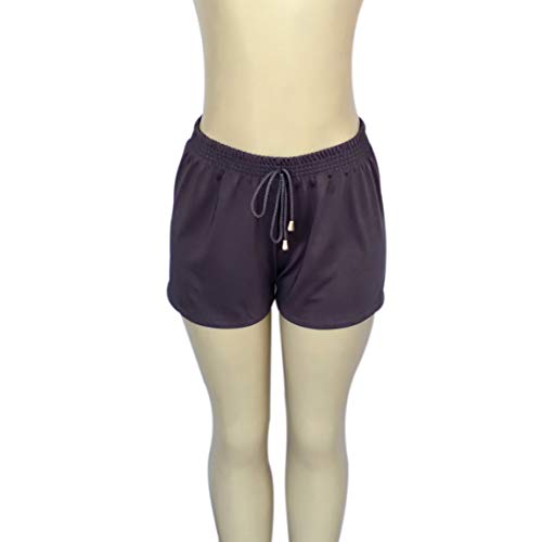 Short Feminino Curto Soltinho de Suplex (Liso ou Estampado) - PP(38) ao GG(46) (05A - Cinza Escuro,