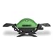 Produktbild Weber Q 1200 Gasgrill, Weber Gasgrill Q 1200 Green mit elektrischer Zündung und Seitentischen, Grillfläche 43x32 cm, Weber Gasgrill Q 1200