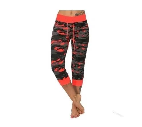Print Patchwork Drawstring Pants Fashion Casual Cropped Pants – Yoga.2