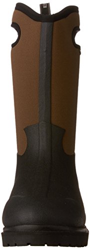 Bogs Men's Roper Waterproof Insulated Winter Rain Boot, Black/Brown, 11 M #TOP1