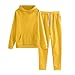 Boys Sweatsuit Kids Fashion Hoodies Sweatshirts And Jogger Set 2 Pcs Fall Outfits 5 To 14 Years Yellow 5 To 6 Years