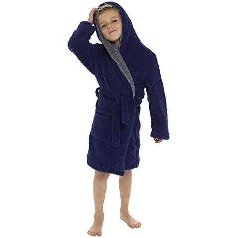 Keanu Boys Two-Tone Fleece Robe Cover