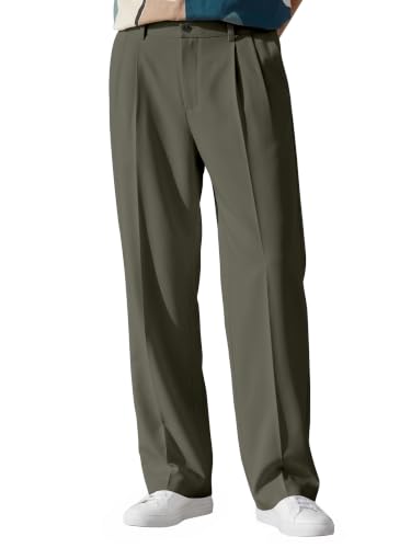 Image of FTX Men's Korean Style Casual Trouser | Premium Lycra Stretch Fabric | Smart Regular Fit | 2 Side Pockets | Comfortable Stretchable Everyday Wear Pants