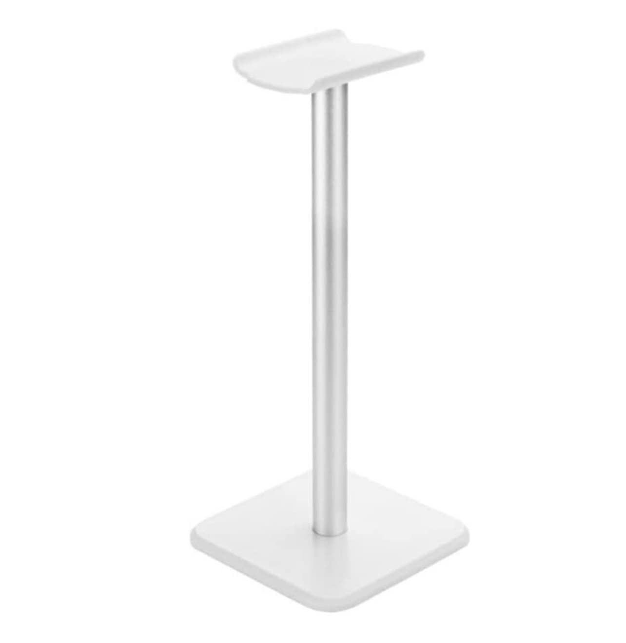 porta cuffie, Supporto for cuffie creativo for da tavolo Barra di supporto in alluminio for auricolari classici for salvaspazio(White)