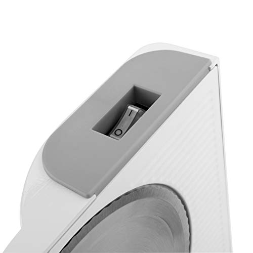 ETA Allesschneider Presto I Vollmetall I elektrische Brotschneidemaschine mit 150W I KunststoffablageI 0-15mm… – Bild 6