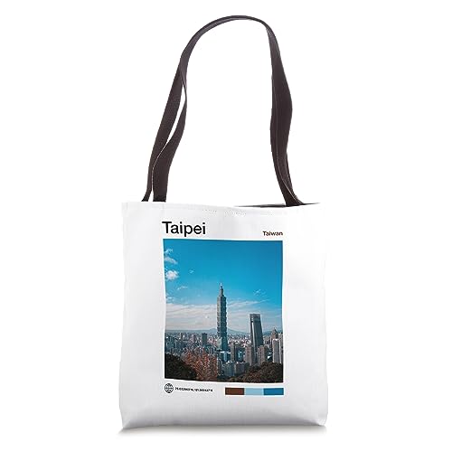 Bolso tote de viaje Taipei - Souvenir de Taiwán miniatura 1
