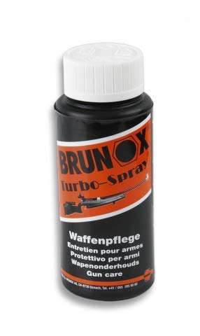Brunox Lubricante 100ml Sin pulverizador Ideal para Armas, escopetas, Pistolas, Mantenimiento, Airsoft, Caza, Fusil, Rifle 23035 + Portabotellas de regalo
