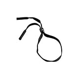 Puntas de goma para Bollé cordc ajustable negro cordón para el cuello, puntas de goma para, 100% poliéster