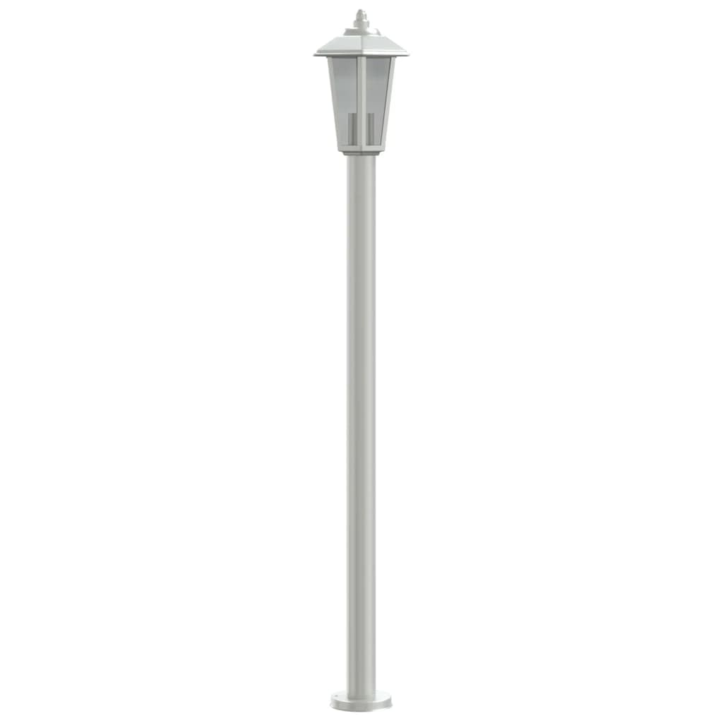 Lampada da Terra per Esterni Argento 120 cm in Acciaio Inox,Lampade da Terra,Lampada da Terra Moderna,Lampade da Terra per Soggiorno-4006383