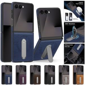 Coque Galaxy Z Flip 7 fine anti chute avec support rigide intégré - 2