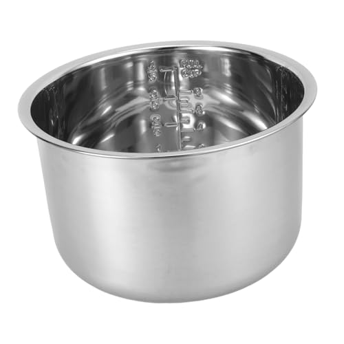 LOPUNER Olla Eléctrica Inoxidable de Interior Antiadherente Arrocera Multiusos Cocina y Hotel