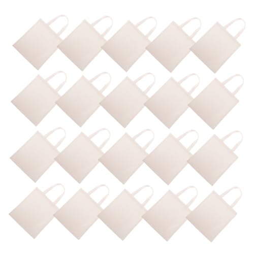 Toile réutilisable grand format OUNONA : lot de 50 cabas en tissu épais lavable de qualité supérieure