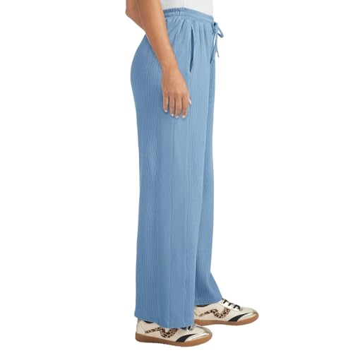 Masseys Waffle Knit Wide Leg Pant2