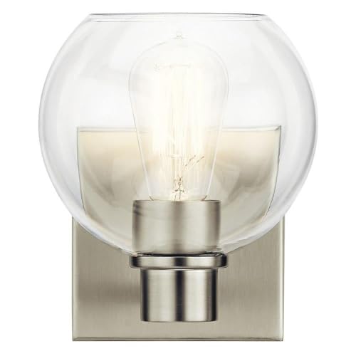 Image of Kichler Lighting 45892NI One Light Wall Sconce from The Harmony Collection, Brushed Nickel