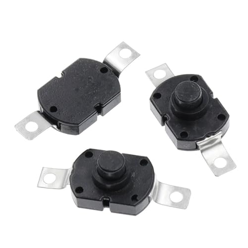 Interruptor de linterna 1712KD para reparar pulsadores dañados en linternas LED 3
