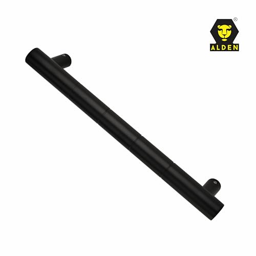 Image of ALDEN 12 inch Main Door Handle /Handle for Glass and Wooden Door /Pull and Push Stainless Steel Door Handle (Black Matt Finish) (Pack of 1)