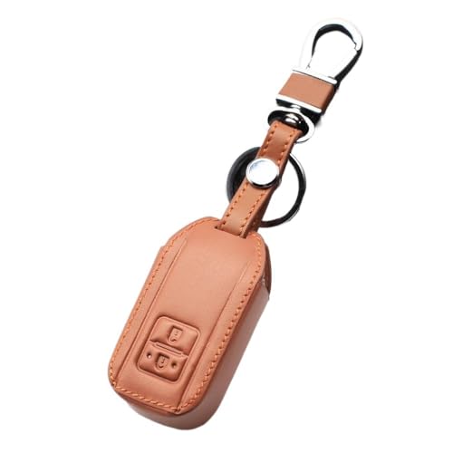 Coque clé voiture en cuir Suzuki Swift 2017 étui marron 2 boutons compagnon de route