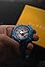 Nubeo Men's 50mm Nereus Compressor Japanese Automatic Limited Edition Cerulean Blue Watch with Silicone Strap NB-6037-0C