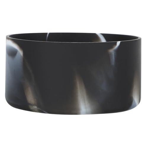 ABOOFAN Manchon en Silicone Antidérapant pour Bouteille Isotherme 9 Cm Protège-Fond de Bouteille Noir Blanc Camouflage Housse de Protection pour Sport et Usage Quotidien