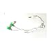 TFD Supplies Wholesale Bulk Earbuds Headphones 100 Pack For Iphone, Android, MP3 Player - Green