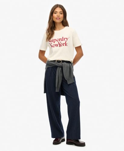 T shirt femme Superdry Brand Mark - vue 5