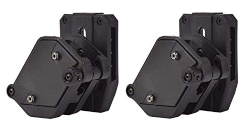DLP Tactical IPSC Pistol Mag Pouch (Black Set of Two)