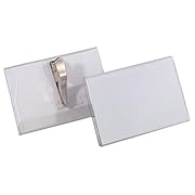 Издръжлив етикет за име (с крокодилска щипка, 54...