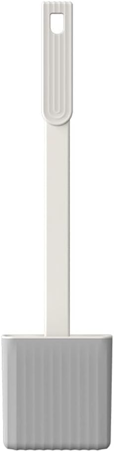 Toilet Brush Holder Toilet Brush Holder Household Wall-Mounted Toilet Brushs Bathroom Silicone Long Handle Cleaning Brush Modern Creative Toilet Bowl Brush Set Toilet Brush Holders(Brown)