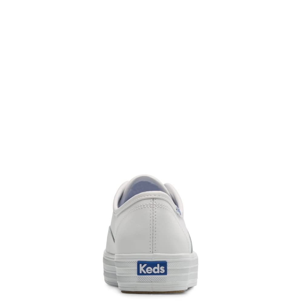 Keds Womens The Platform Lace Up: 8.5 White