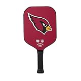 Wilson NFL Collection Fierce Team Pickleball Paddle - Grip Size 2-4 1/4', Arizona Cardinals