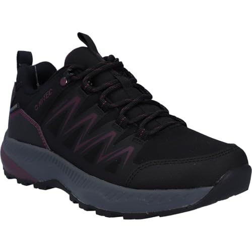 HI-Tec Stealth Low - Zapatos de Senderismo para Mujer, Black, 40.5 EU