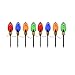 Santas Forest 92601 Yard Decor Stake Light Set, 3-1/2 Inch (Pack of 6)