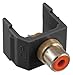 Inline Coupler,RCA,Duplex,Black