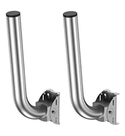 2-Pack Wireless Bridge Bracket Mount, AdaLov Pole Mount for Point to Point AP Access Point Client Bridge CPE, Outside Antenna Mounting Pole Bracketâ€¦