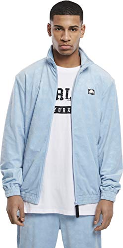 Southpole Herren AOP Velour Jacket Babyblue, S