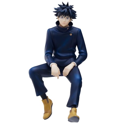 Xinchangda JJK Fushiguro Megumi Figurine Anime Fushiguro Megumi Figurine Statue en PVC 15 cm Modèle Figurine d'action Sculpture Objet de collection Décoration Cadeau