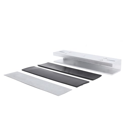 Fafeicy Supporto a Forma di U Ad Alto Peso per il Blocco Elettromagnetico Ideale per la Porta di Vetro Senza Telaio