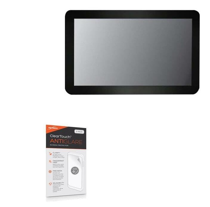 BoxWave Screen Protector Compatible with TEAMSable Integrated Customer Display Non-Touch (10.1 in) - ClearTouch Anti-Glare (2-Pack), Anti-Fingerprint Matte Film Skin