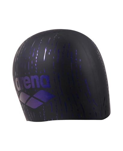 Image of Arena Unisex Shine Silicone Swim Cap for Women and Men Fitness Swimmers Intensive Training Durable Soft Elastic Bathing Cap