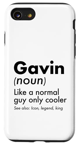 Gavin Like A Normal Guy Only Cooler Legend King �t�@�[�X�g�l�[�� �X�}�z�P�[�X iPhone SE (2020) / 7 / 8 �p