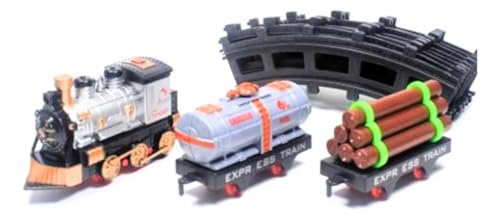 Image of Bestie Toys Train Set for Kids: Classic & Metro Trains, Multicolor, Unisex, Ages 3+