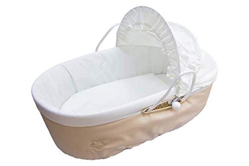 BABY QUILTED BASKET-MATE CAMEL