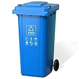 UCKYSU Mülltonne Aus Kunststoff Außenbereich Mit Deckel Verstärkten...