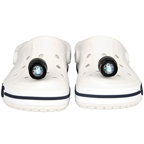 mafiti Scheinwerfer für Croc, 2Pcs LED-Licht Clogs-Shoes Headlights IPX5 wasserdichte Schuhe-Lichter für Hundespaziergang, Camping, anhaltendes 72 Stunden Leuchten, Geeignet für Erwachsene Kinder Cover