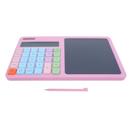 Calculadora solar silenciosa Lurrose con pantalla LCD grande y bloc de notas para contabilidad