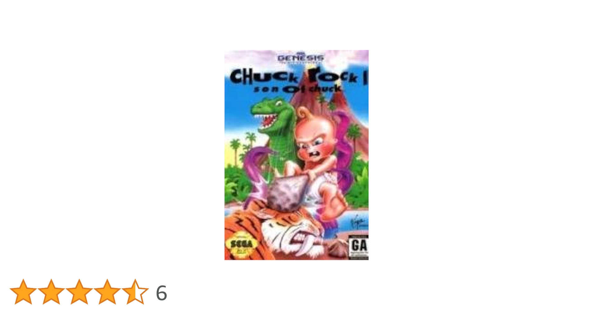 Chuck Rock 2: Son of Chuck: Sega Genesis: Video Games